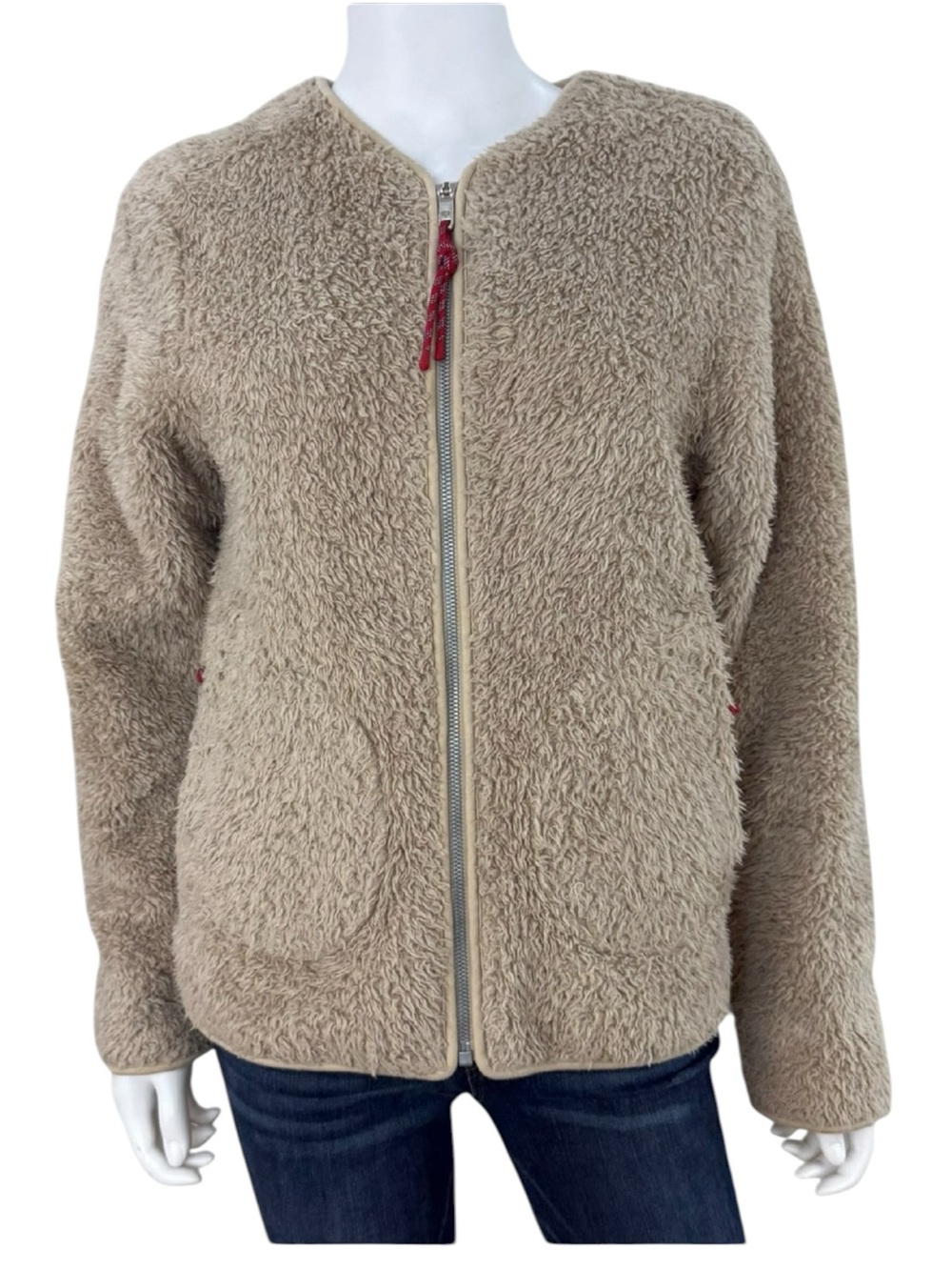 lululemon Tan Oh So Sherpa Full Zip Jacket Size 4